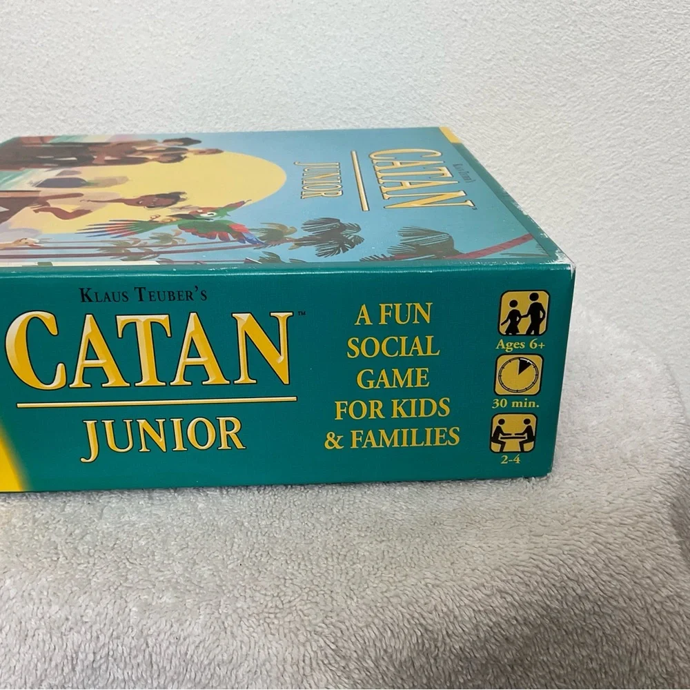 Catan Junior Klaus Teuber Complete Board Game 2018 Fledging Swashbucklers 6+